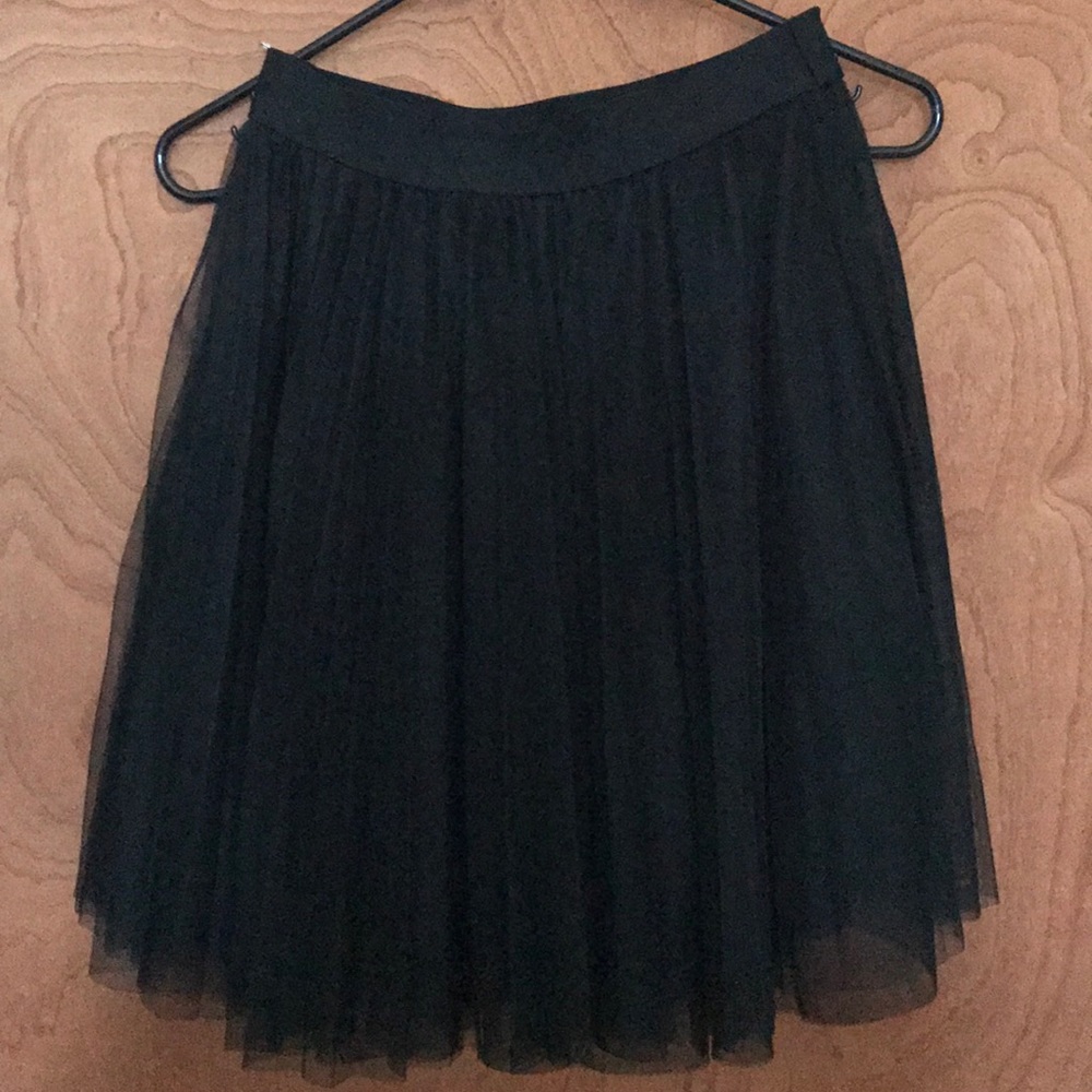 Midi tulle skirt
